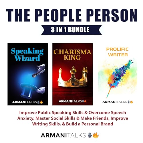 The People Person 3-in-1 Bundle Audiolibro Por Armani Talks arte de portada