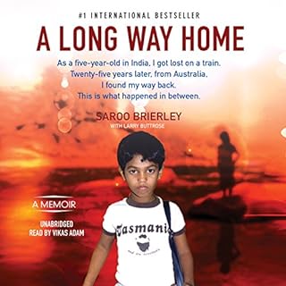 A Long Way Home Audiolibro Por Saroo Brierley arte de portada