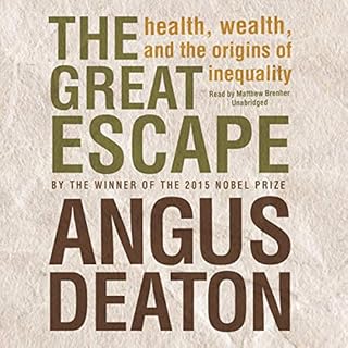 The Great Escape Audiolibro Por Angus Deaton arte de portada