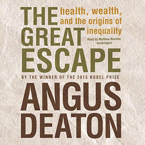 The Great Escape Audiolibro Por Angus Deaton arte de portada