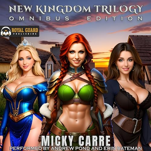 New Kingdom Trilogy Omnibus Edition Audiolibro Por Micky Carre arte de portada