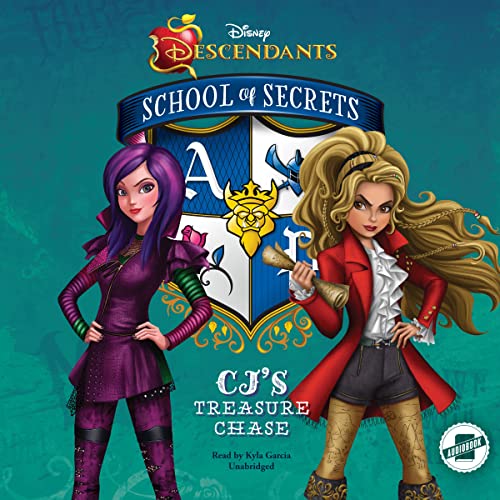 Disney Descendants: School of Secrets: CJ's Treasure Chase Audiolibro Por Jessica Brody, Disney Press arte de portada