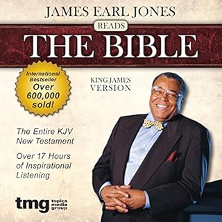 James Earl Jones Reads The Bible: King James Version Audiolibro Por Topics Media Group arte de portada