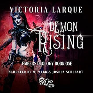 Demon Rising Audiolibro Por Victoria Larque arte de portada