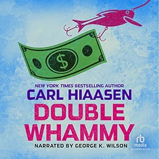 Double Whammy Audiolibro Por Carl Hiaasen arte de portada