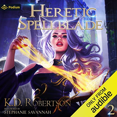 Heretic Spellblade 2 Audiolibro Por K.D. Robertson arte de portada