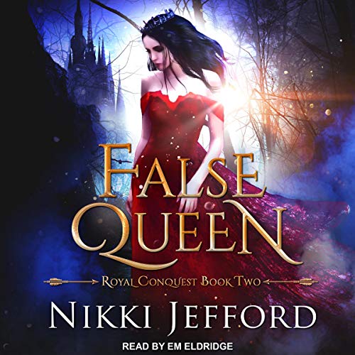 False Queen Audiolibro Por Nikki Jefford arte de portada