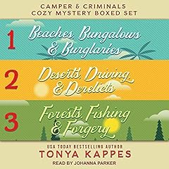 Camper and Criminals Cozy Mystery Boxed Set, Books 1-3 Audiobook By Tonya Kappes cover art