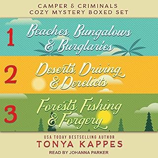 Camper and Criminals Cozy Mystery Boxed Set, Books 1-3 Audiobook By Tonya Kappes cover art