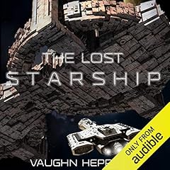 The Lost Starship Audiolibro Por Vaughn Heppner arte de portada