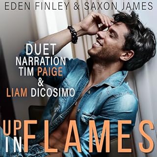 Up in Flames Audiobook By Eden Finley, Saxon James cover art