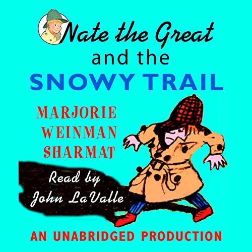 Nate the Great and the Snowy Trail Audiolibro Por Marjorie Weinman Sharmat arte de portada