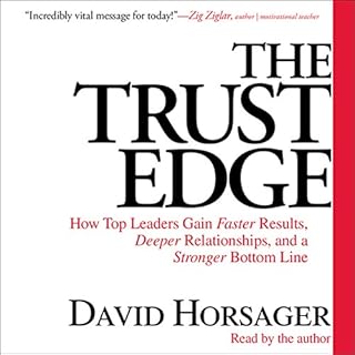 The Trust Edge Audiolibro Por David Horsager arte de portada