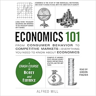 Economics 101 Audiolibro Por Alfred Mill arte de portada