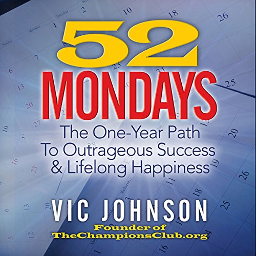 52 Mondays Audiolibro Por Vic Johnson arte de portada