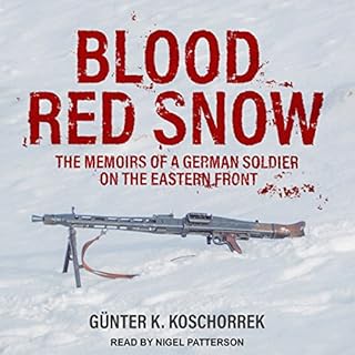 Blood Red Snow Audiolibro Por Günter K. Koschorrek arte de portada