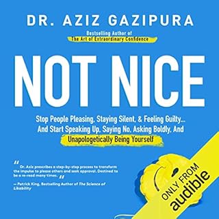 Not Nice Audiolibro Por Dr. Aziz Gazipura PsyD arte de portada