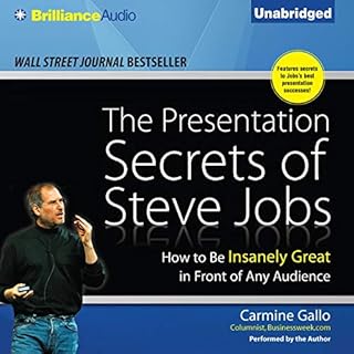 The Presentation Secrets of Steve Jobs Audiolibro Por Carmine Gallo arte de portada