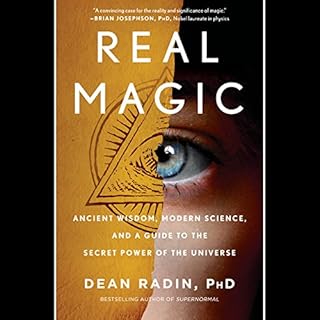 Real Magic Audiolibro Por Dean Radin arte de portada