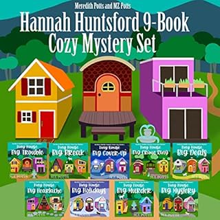 Hannah Huntsford 9-Book Cozy Mystery Set Audiobook By Meredith Potts, M.Z. Potts cover art