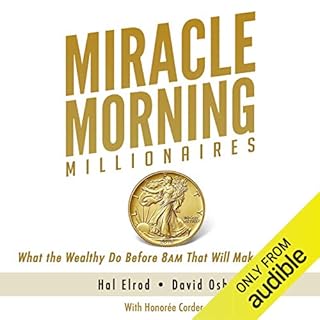 Miracle Morning Millionaires Audiolibro Por Hal Elrod, David Osborn, Honoree Corder arte de portada