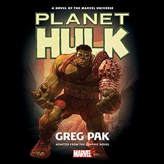 Planet Hulk Audiolibro Por Greg Pak, Marvel arte de portada