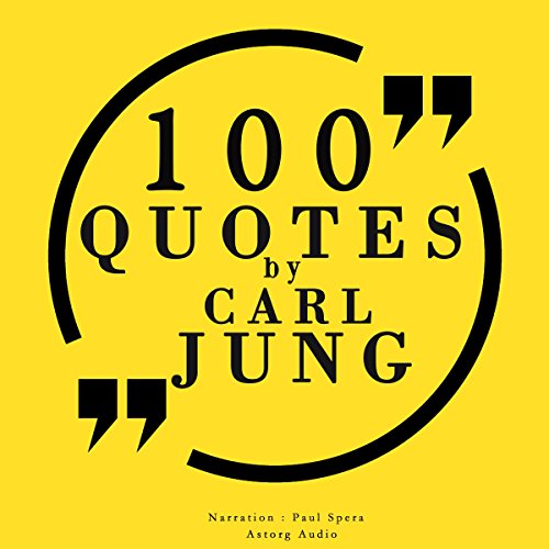 Diseño de la portada del título 100 quotes by Carl Jung