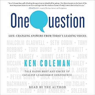 One Question Audiolibro Por Ken Coleman arte de portada