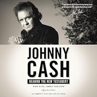 Johnny Cash Reading the Complete New Testament Audiolibro Por Thomas Nelson Publishing arte de portada