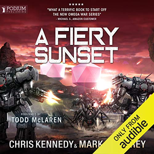 A Fiery Sunset cover art