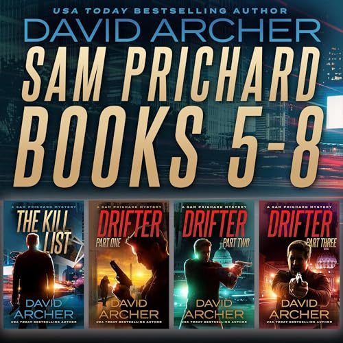 Sam Prichard Series, Books 5-8 Audiobook By David Archer cover art