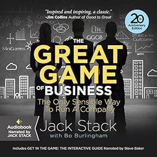 The Great Game of Business, Expanded and Updated Audiobook By Jack Stack, Bo Burlingham cover art