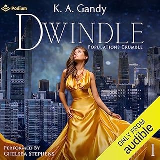 Dwindle Audiolibro Por K.A. Gandy arte de portada