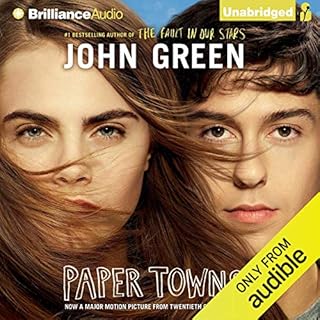 Paper Towns Audiolibro Por John Green arte de portada