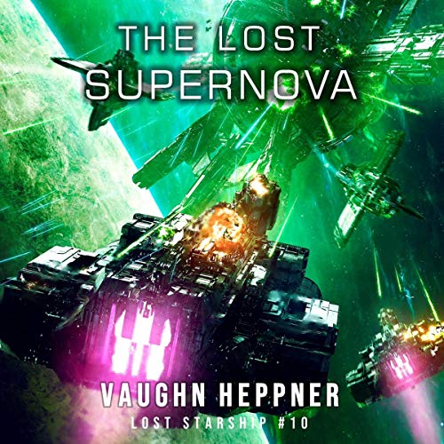 Diseño de la portada del título The Lost Supernova