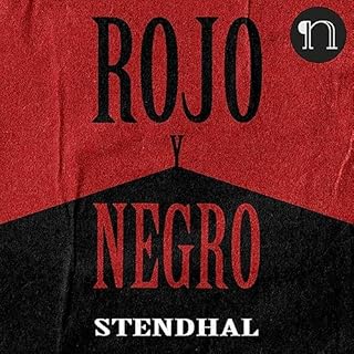 Rojo y Negro Audiolibro Por Stendhal arte de portada