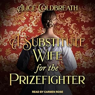 A Substitute Wife for the Prizefighter Audiolibro Por Alice Coldbreath arte de portada