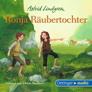 Ronja Räubertochter Audiolibro Por Astrid Lindgren arte de portada