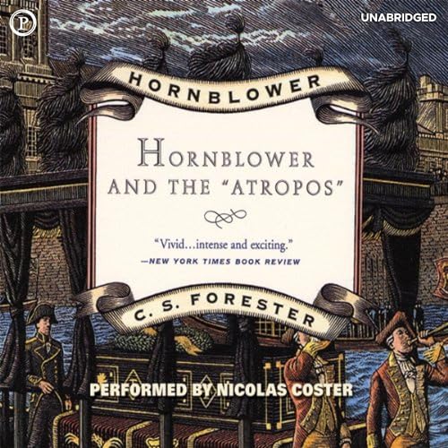 Hornblower and the "Atropos" Audiolibro Por C.S. Forester arte de portada