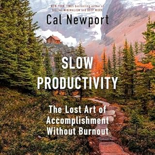 Page de couverture de Slow Productivity