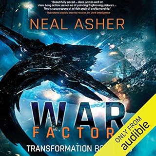 War Factory Audiolibro Por Neal Asher arte de portada