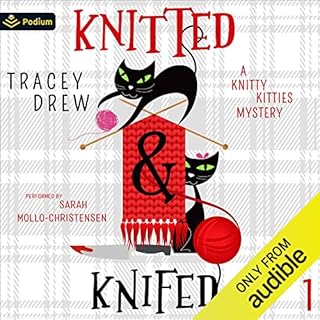 Knitted and Knifed Audiobook By Tracey Drew cover art