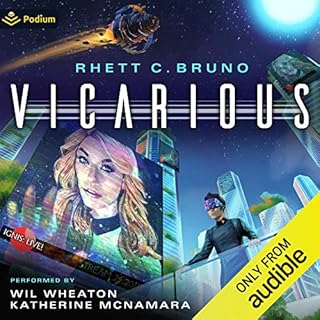 Vicarious Audiolibro Por Rhett C. Bruno arte de portada