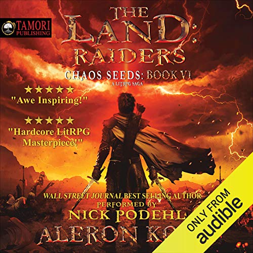 The Land: Raiders: A LitRPG Saga Audiolibro Por Aleron Kong arte de portada