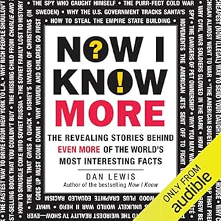 Now I Know More Audiolibro Por Dan Lewis arte de portada