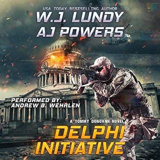 Delphi Initiative Audiobook By W. J. Lundy, AJ Powers cover art