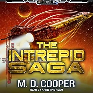 The Intrepid Saga: Books 1-3 & Orion War: Destiny Lost Audiolibro Por M. D. Cooper arte de portada