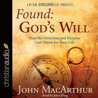 Found: God's Will Audiolibro Por John MacArthur arte de portada