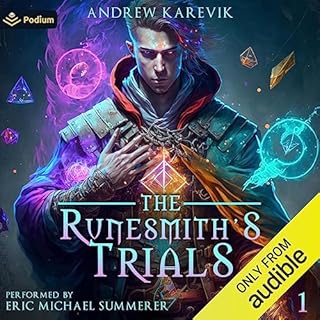 The Runesmith's Trials Audiolibro Por Andrew Karevik arte de portada