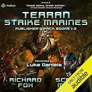 Terran Strike Marines: Publisher's Pack Audiobook By Richard Fox, Scott Moon cover art